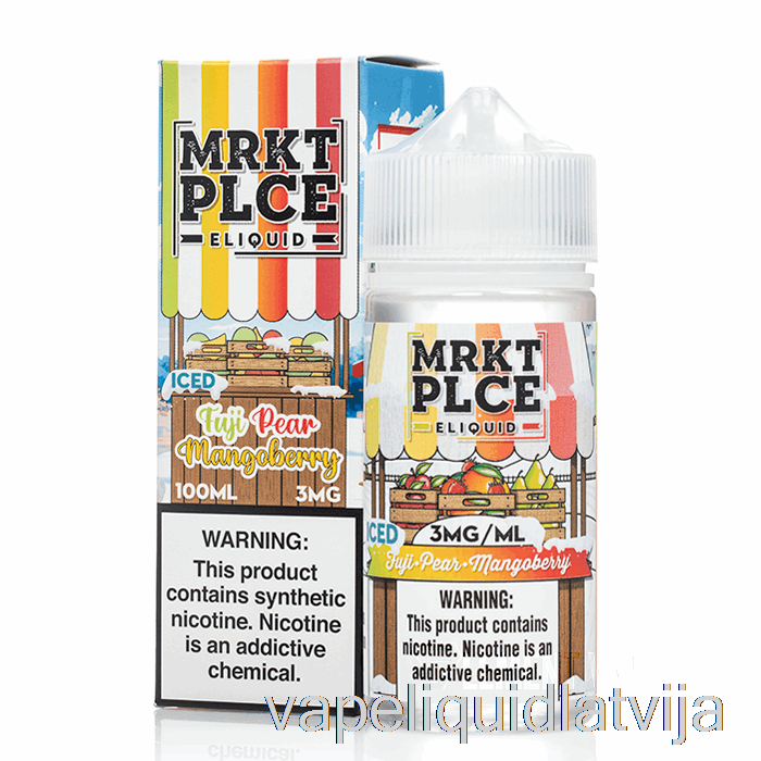 Ledus Fuji Bumbieris Mangooga - Mrkt Plce - 100ml 0mg Vape šķidrums